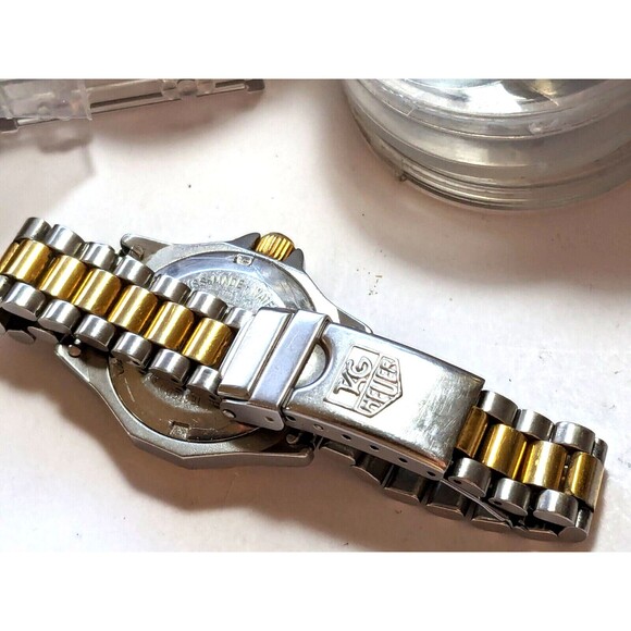 28mm TAG Heuer 3000 Professional 934.208 2Tone Gold Steel 200M Quartz Dive Watch - Picture 7 of 14